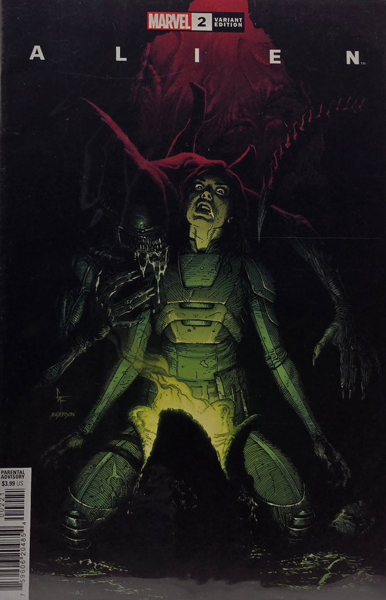 Alien #2 — Variant Edition (Marvel Comics) — Horror Cover