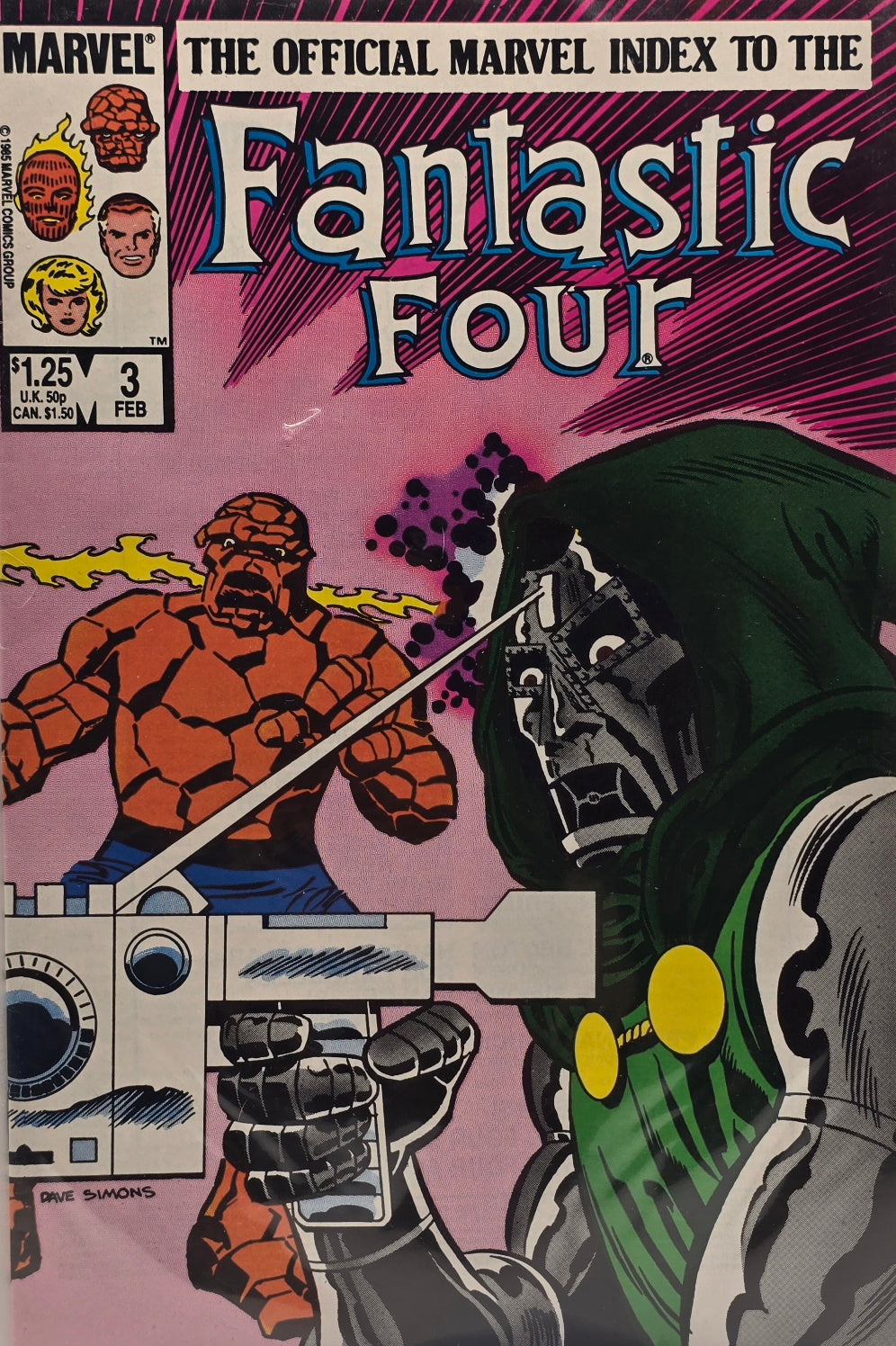 The Official Marvel Index to the Fantastic Four #3 (February 1986)