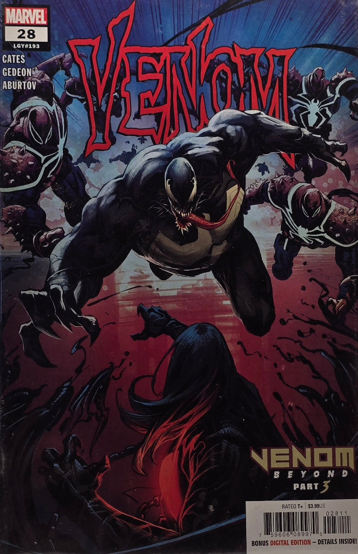 Venom #28 — Venom Beyond Part 3 (Legacy #193 — Cates / Gedeon / Aburtov)