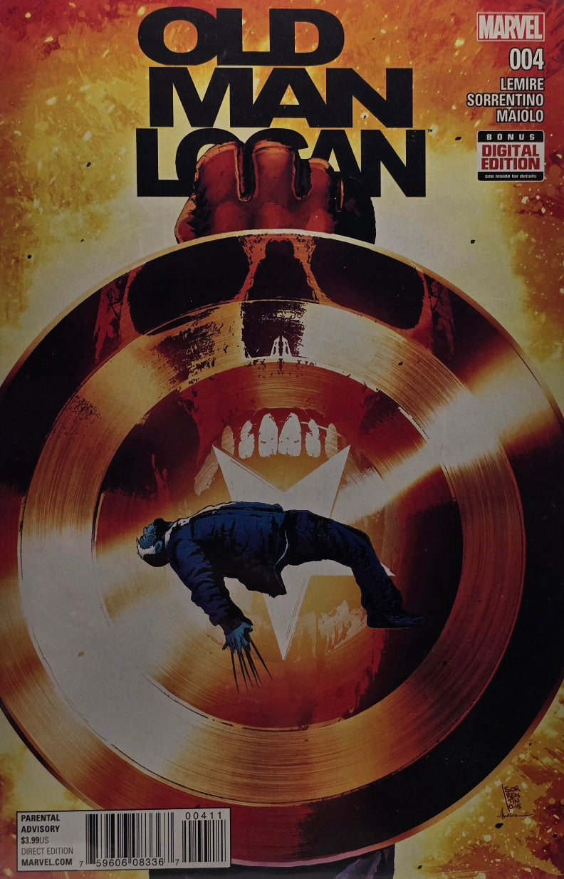 Old Man Logan #4 — Captain America Shield Cover (Marvel)