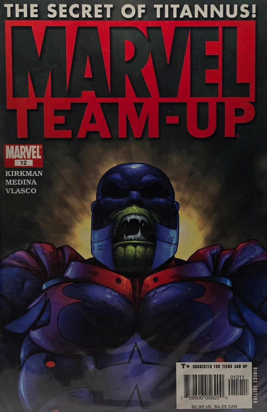 Marvel Team-Up #12 — "The Secret of Titannus!" (Marvel) — Kirkman, Medina & Vlasco — Direct Edition
