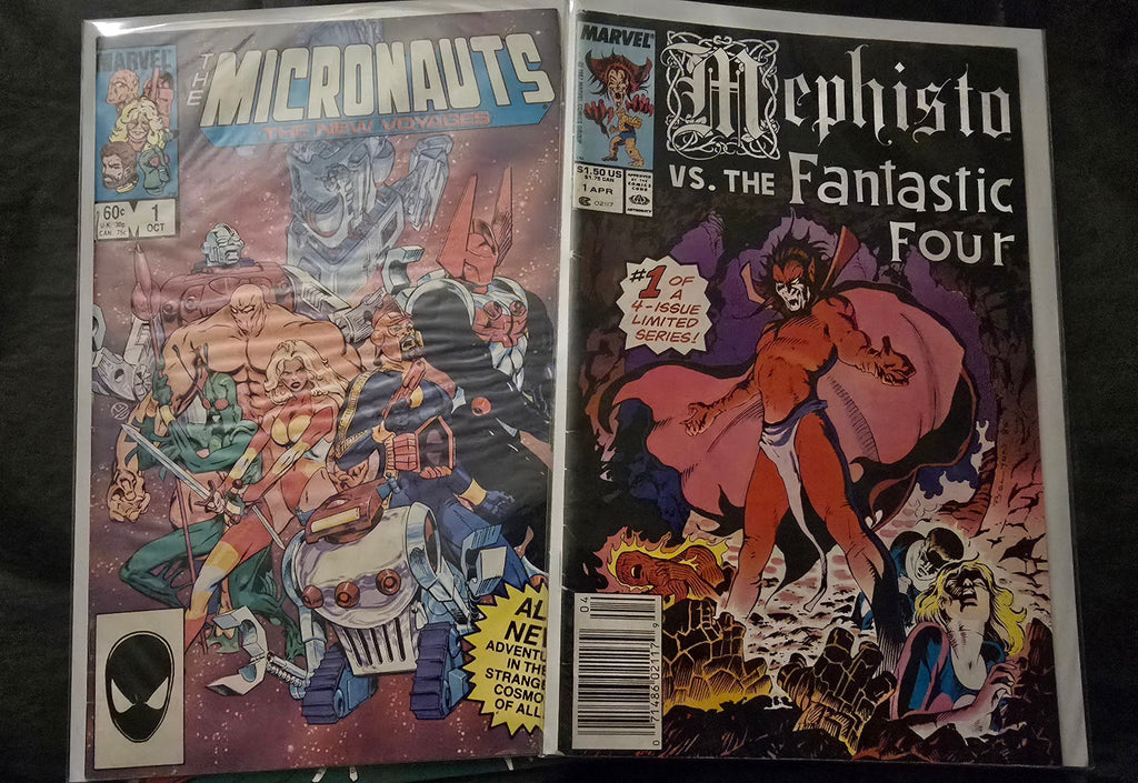 Marvel Comics Lot of 4 — Micronauts #1, Mephisto vs FF #1, X-Men Index #1, X-Men #62