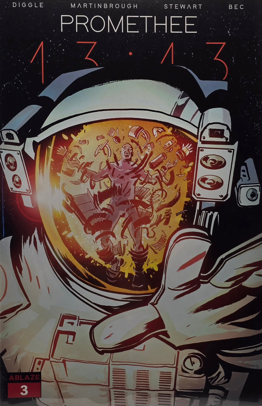 Promethee 13:43 #3 — Astronaut Helmet Cover (ABLAZE)