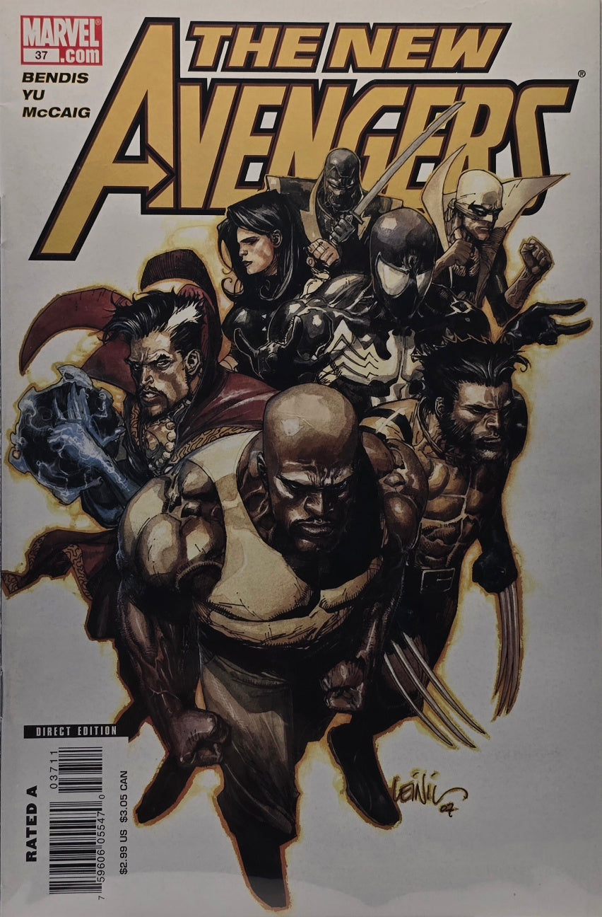The New Avengers #37 (Marvel) — Bendis, Yu & McCaig — Direct Edition