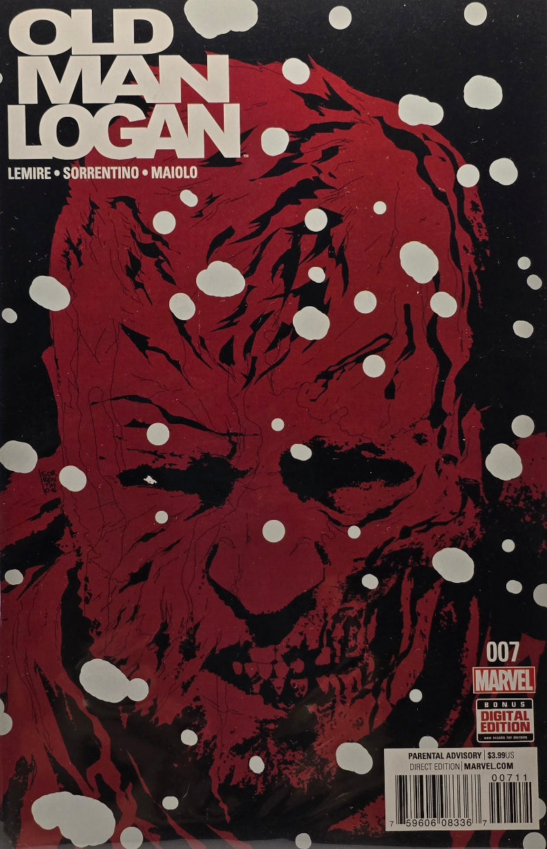 Old Man Logan #7 — Red Face & Snow Cover (Marvel)