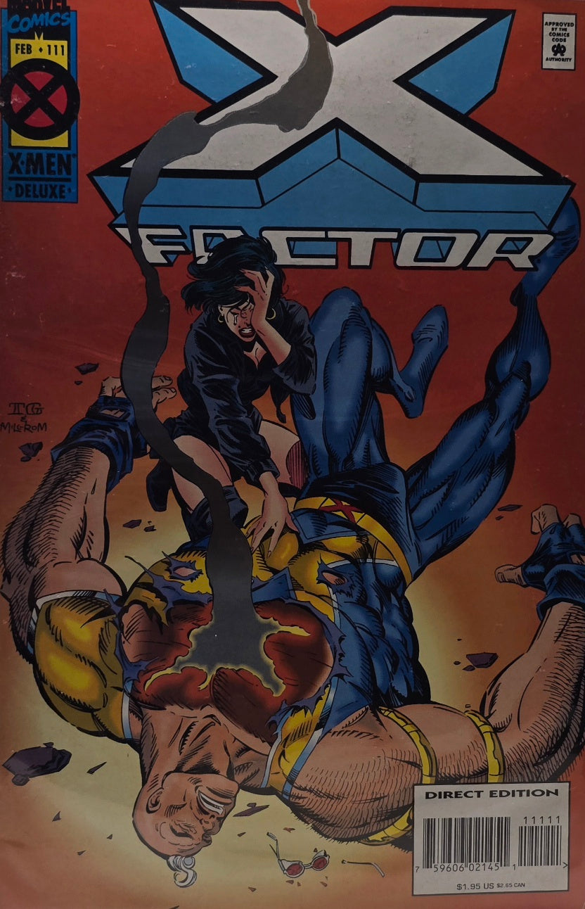 X-Factor #111 (Marvel Comics, February 1995) — X-Men Deluxe — Direct Edition