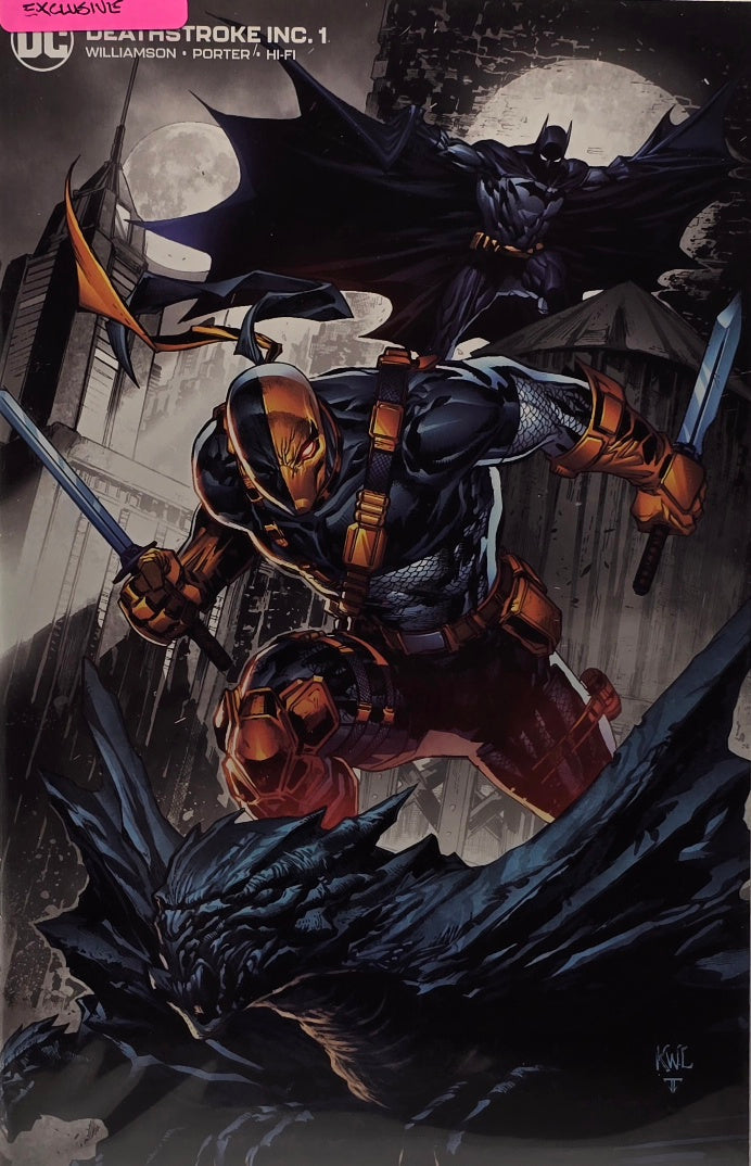 Deathstroke Inc. #1 — Exclusive Variant — KWC Cover (Williamson/Porter/Hi-Fi — DC Comics)
