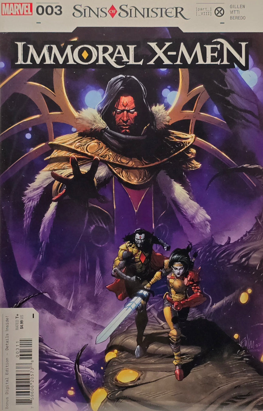 Immoral X-Men #3 (Marvel) — Sins of Sinister — Main Cover — Gillen / Vitti / Beredo