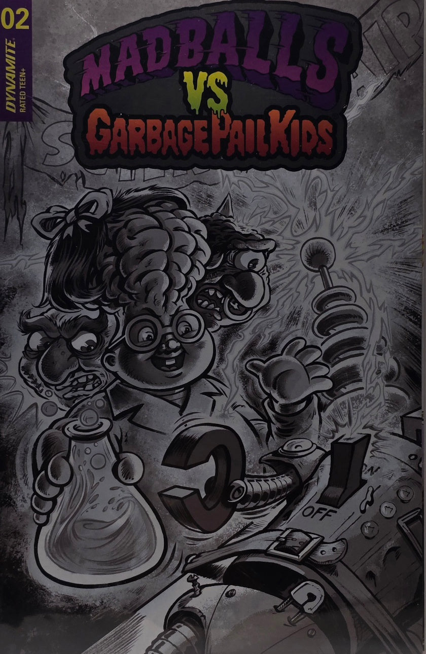 Madballs vs. Garbage Pail Kids #2 — Sketch Variant Cover (Dynamite Entertainment) — Rated Teen+