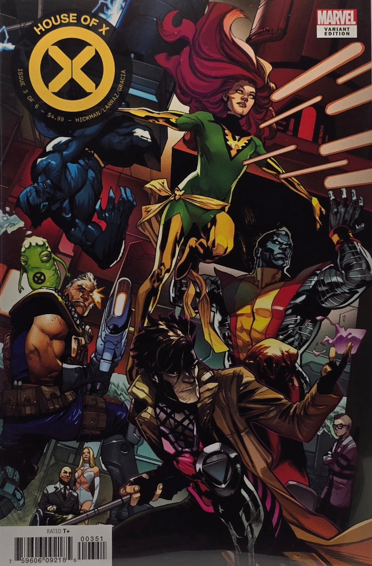 House of X #3 of 6 — Variant Edition (Jean Grey & X-Men Team Cover — Hickman / Larraz / Gracia)