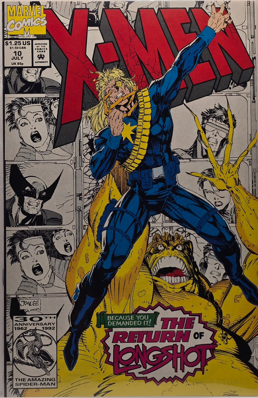X-Men #10 — Because You Demanded It! The Return of Longshot! (July 1992)