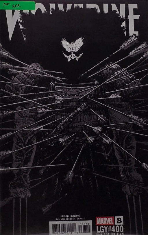 Wolverine #8 — 2nd Printing, 1st Appearance — Variant Edition (LGY #400 — Marvel)