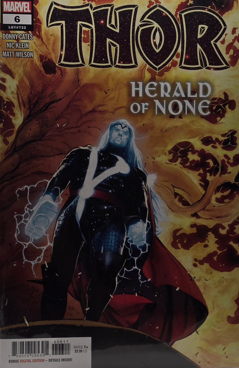 Thor #6 (LGY #732) — "Herald of None" (Marvel) — Cates, Klein & Wilson — Second Copy