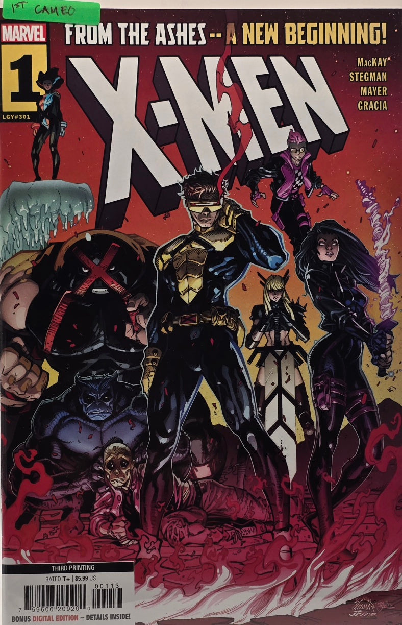 X-Men #1 — From the Ashes: A New Beginning! Third Printing (Marvel, 2024)