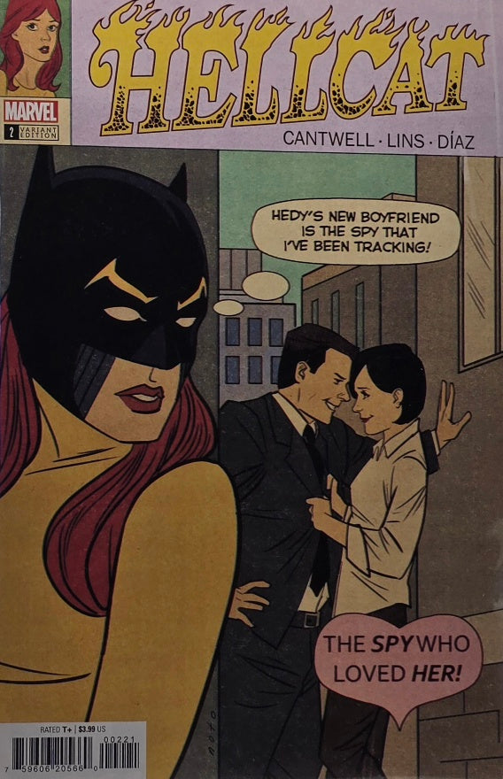 Hellcat #2 — Variant Edition — "The Spy Who Loved Her!" (Cantwell / Lins / Díaz — Marvel)