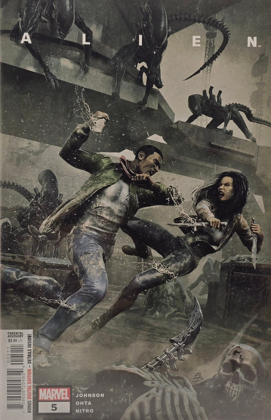Alien #5 (Marvel Comics) — Johnson / Ohta / Nitro