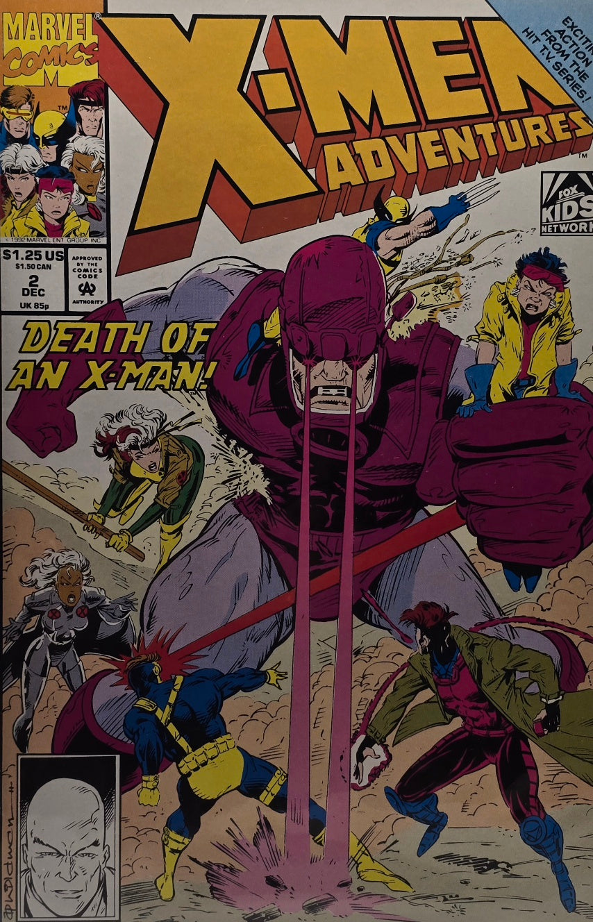 X-Men Adventures #2 — "Death of an X-Man!" (Marvel, December) — Fox Kids Network