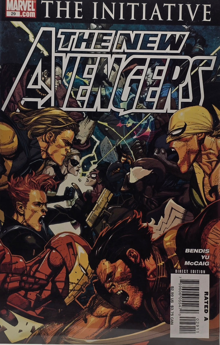 The New Avengers #29 — The Initiative (Marvel Comics) — Bendis, Yu & McCaig