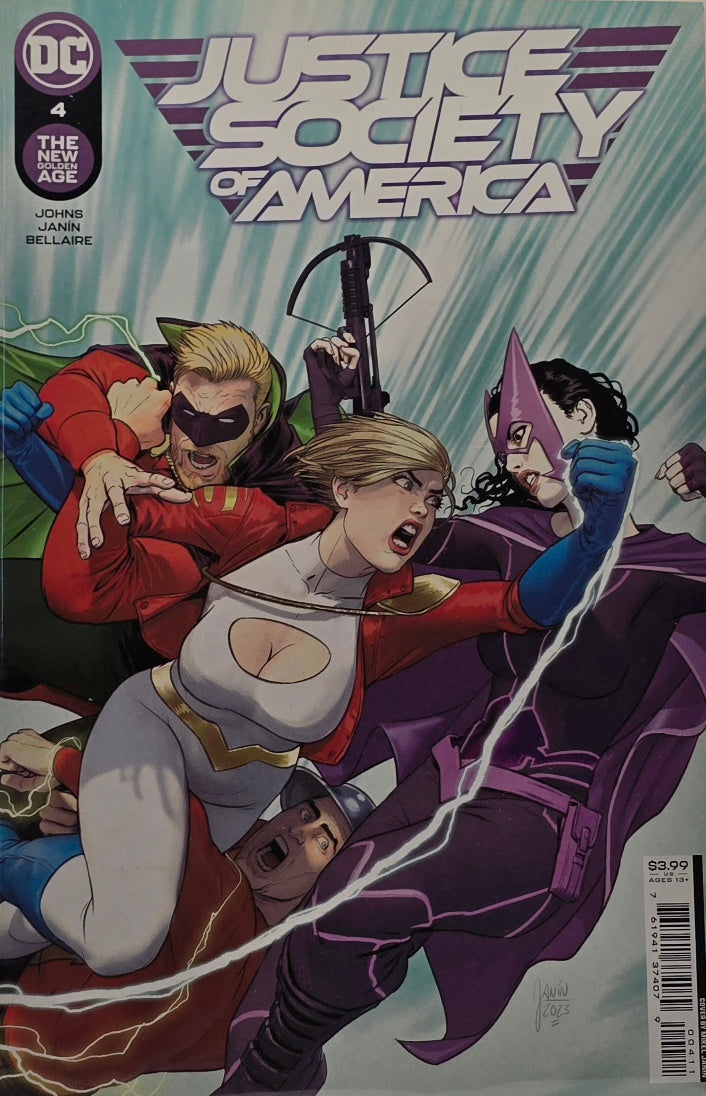 Justice Society of America #4 — The New Golden Age (DC Comics, 2023) — Johns, Janín & Bellaire