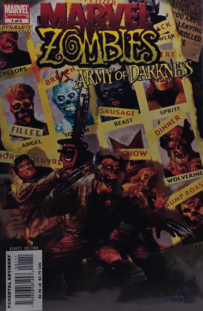 Marvel Zombies vs. Army of Darkness #1 (of 5) — Marvel / Dynamite Entertainment — Direct Edition