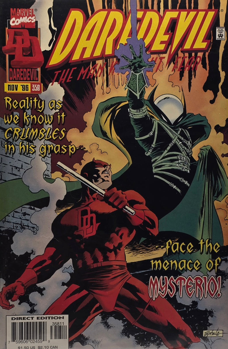 Daredevil #358 — Face the Menace of Mysterio! (Marvel, 1996)