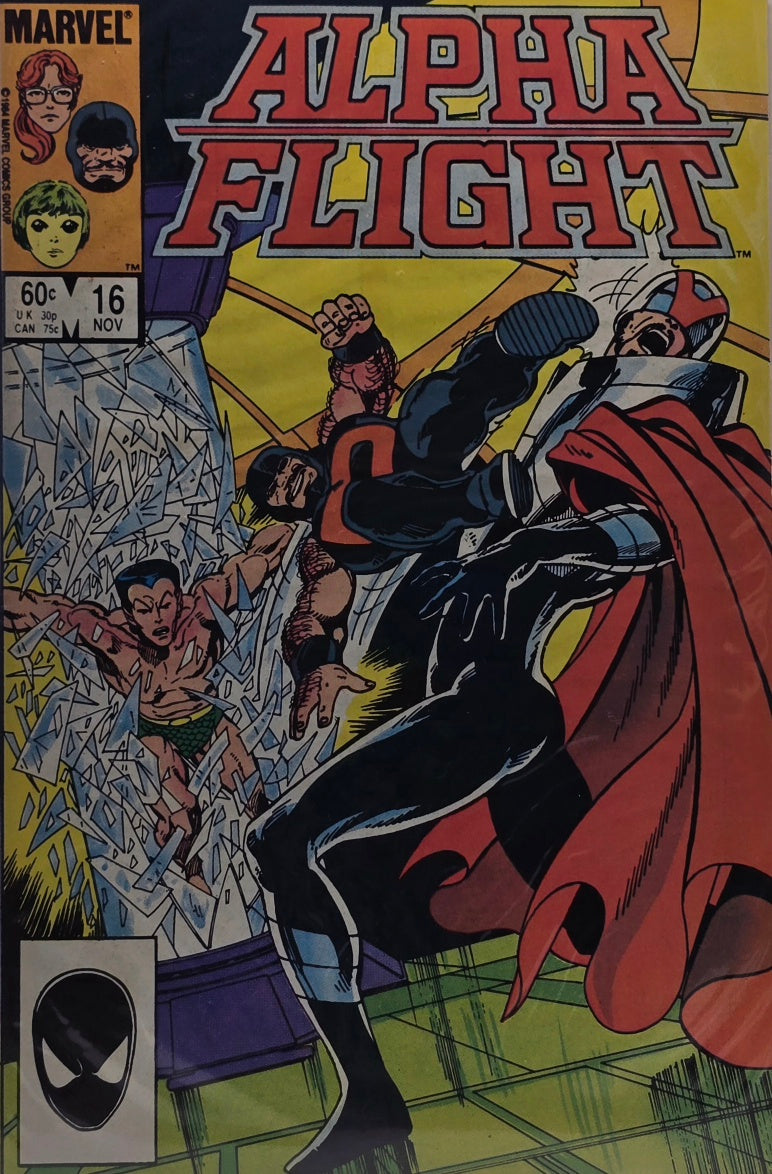 Alpha Flight #16 (Marvel Comics) — John Byrne — November 1984 — Direct Edition