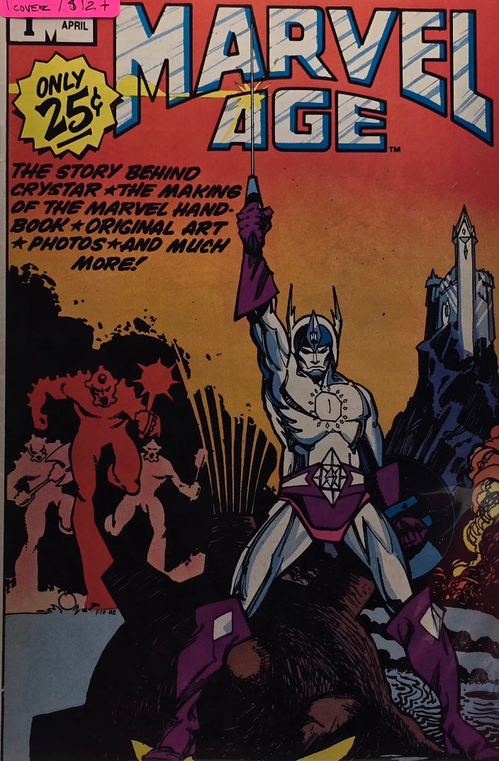 Marvel Age #1 — Crystar, The Marvel Handbook & More! (Marvel, April 1983)