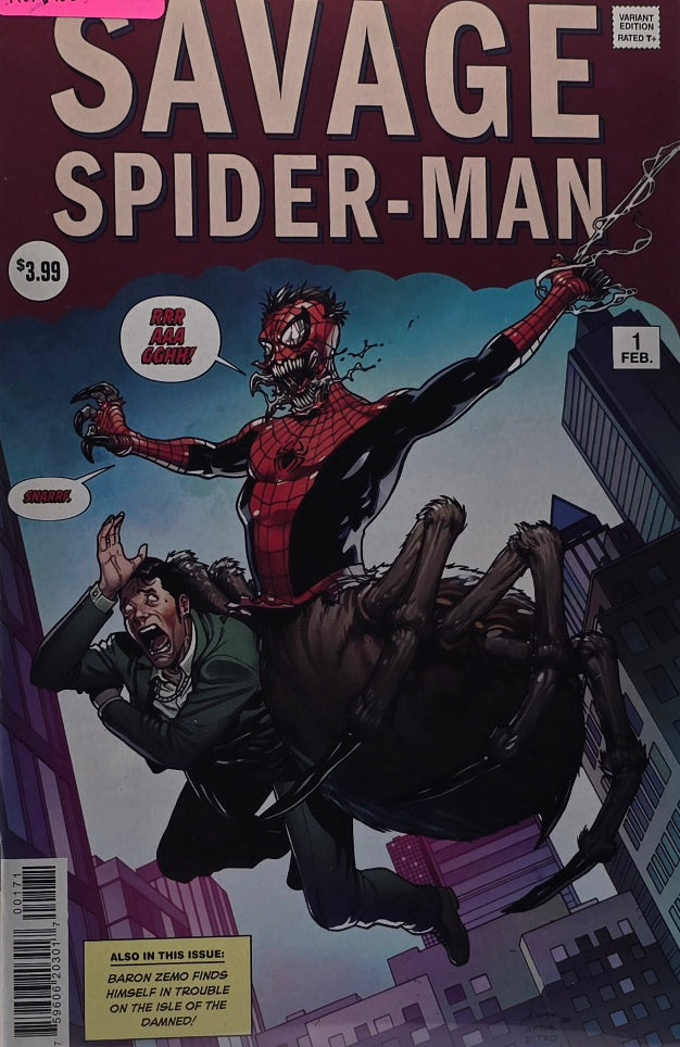 Savage Spider-Man #1 — Variant Edition (Marvel, February 2023)