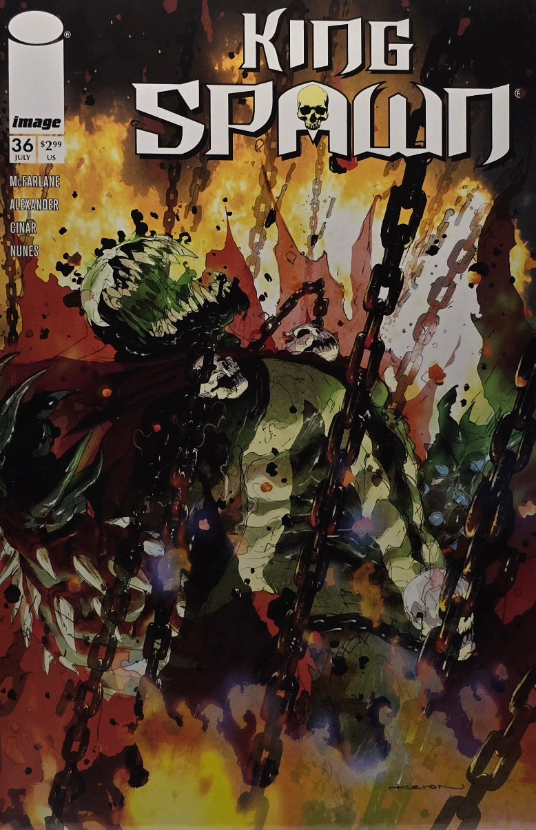 King Spawn #36 (Image Comics, July) — McFarlane, Alexander, Cinar & Nunes