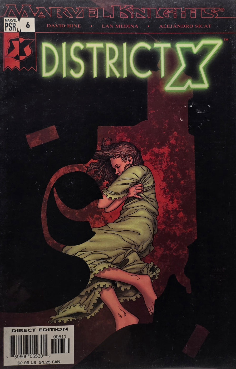 District X #6 (Marvel Knights) — David Hine, Lan Medina & Alejandro Sicat — Direct Edition