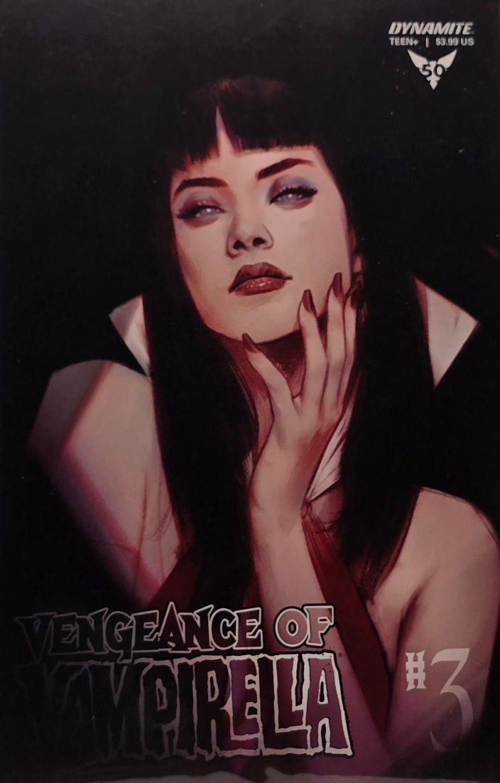 Vengeance of Vampirella #3 — Portrait Cover (Dynamite) — 50th Anniversary Edition