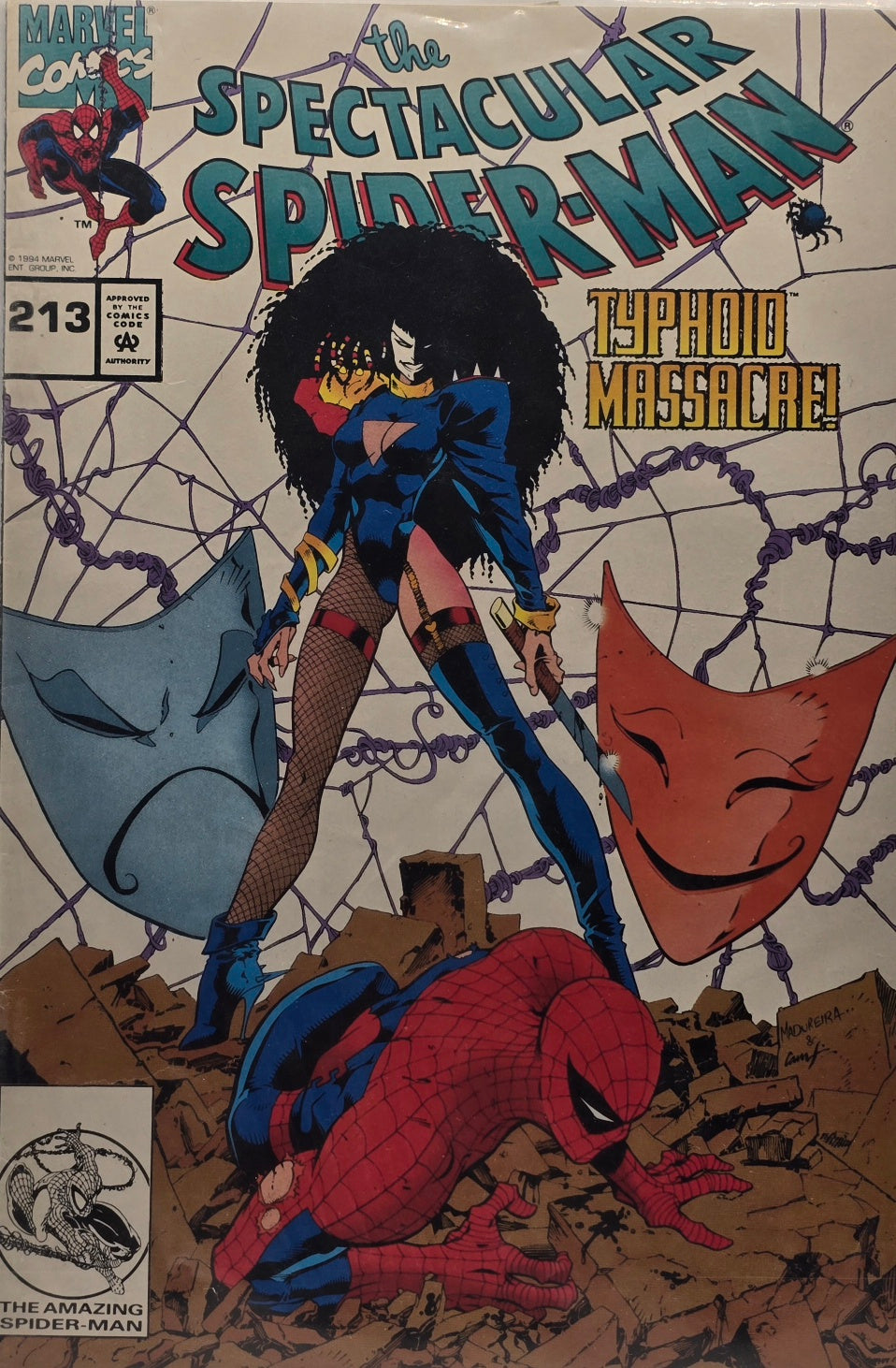 Spectacular Spider-Man #213 — Typhoid Massacre! (June 1994)