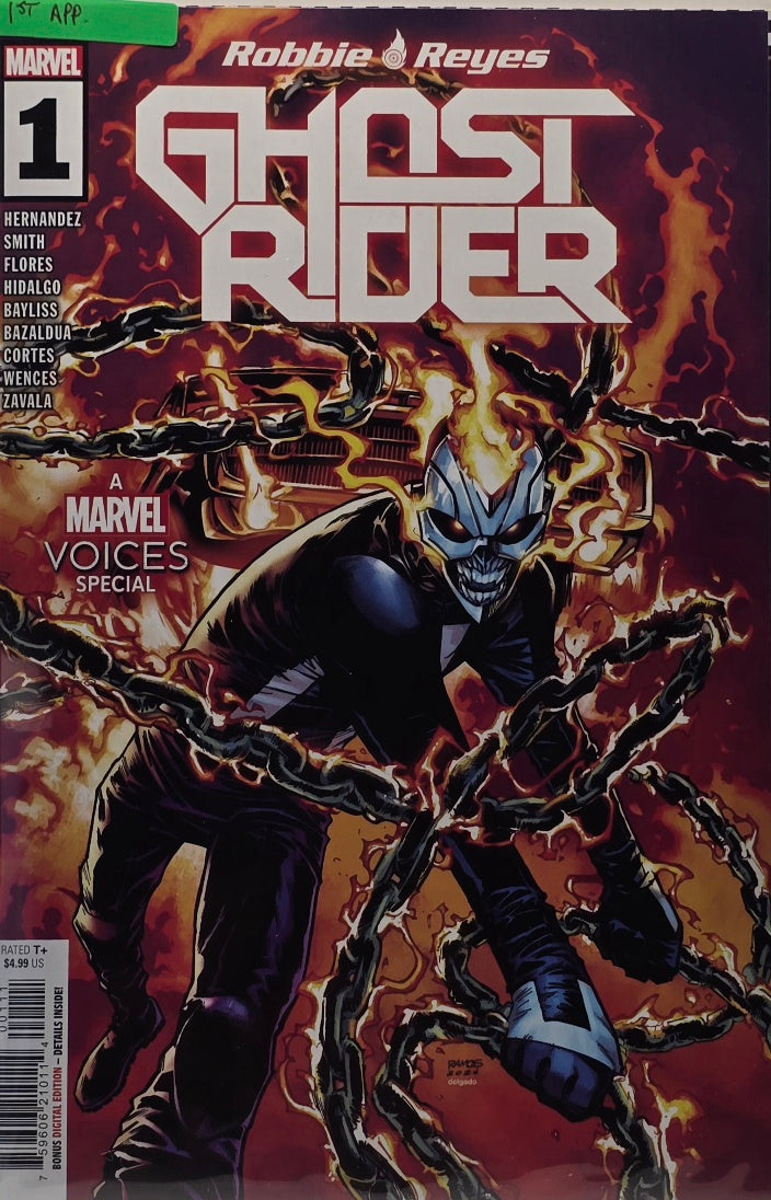 Robbie Reyes: Ghost Rider #1 — Marvel Voices Special (Marvel) — 1st Appearance