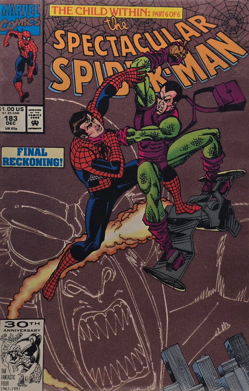 The Spectacular Spider-Man #183 (Marvel, December 1991) — “The Child Within: Part 6 of 6 — Final Reckoning!”
