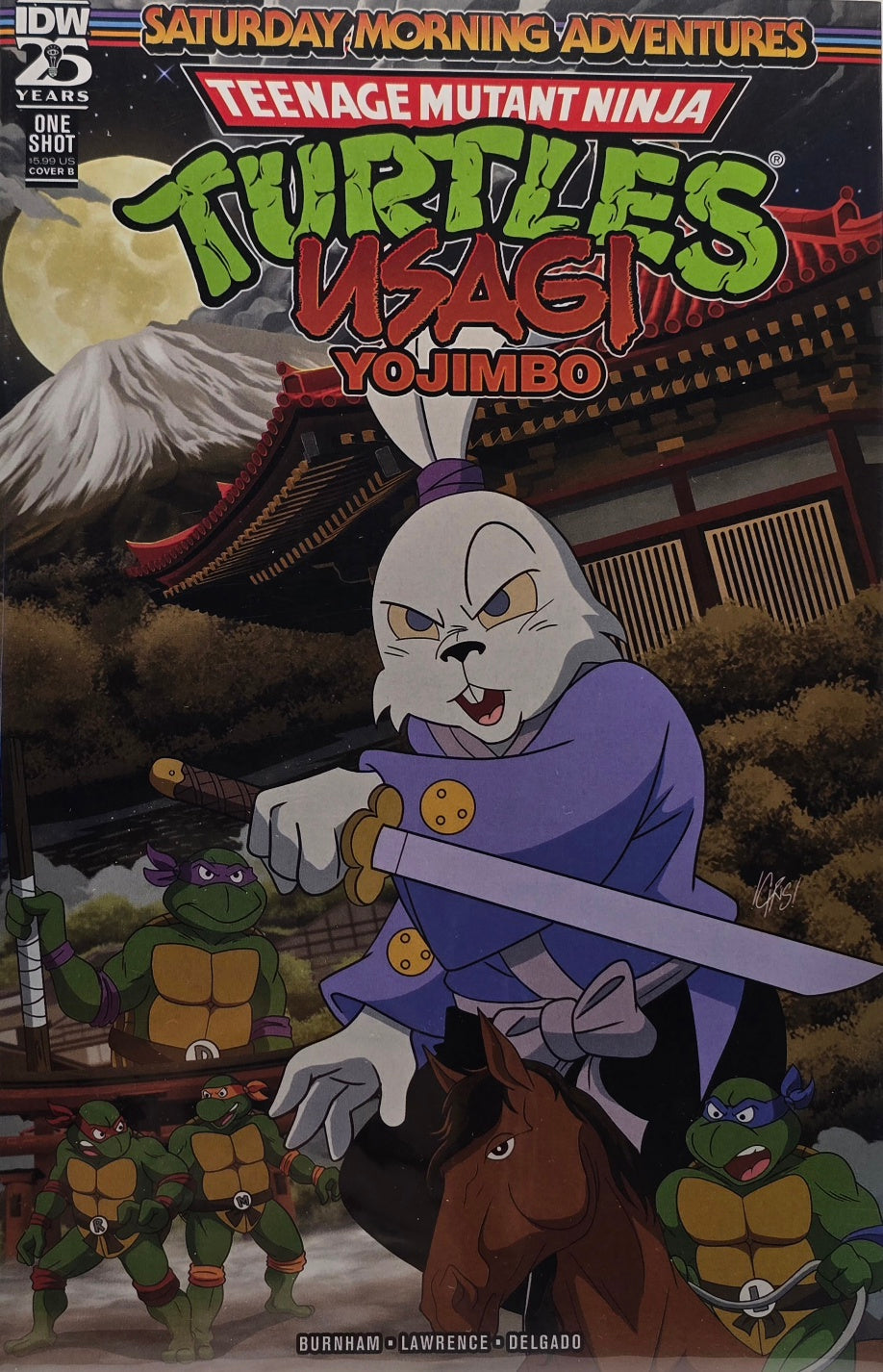 TMNT: Saturday Morning Adventures / Usagi Yojimbo — One Shot, Cover B (IDW Publishing)