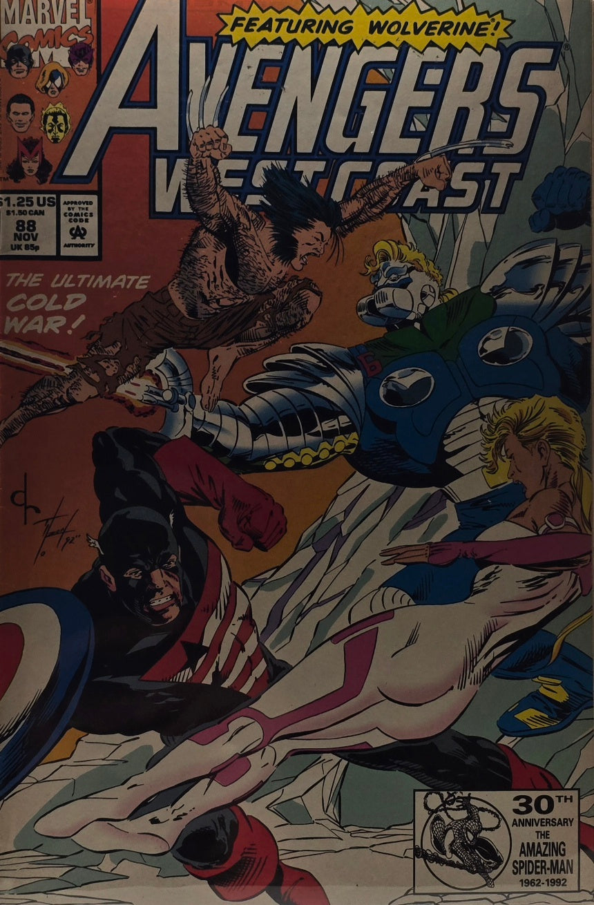 Avengers West Coast #88 — "The Ultimate Cold War!" Featuring Wolverine (Marvel, November 1992)