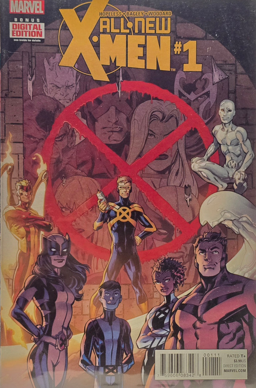 All-New X-Men #1 (Marvel) — Hopeless / Bagley / Woodard — Bonus Digital Edition