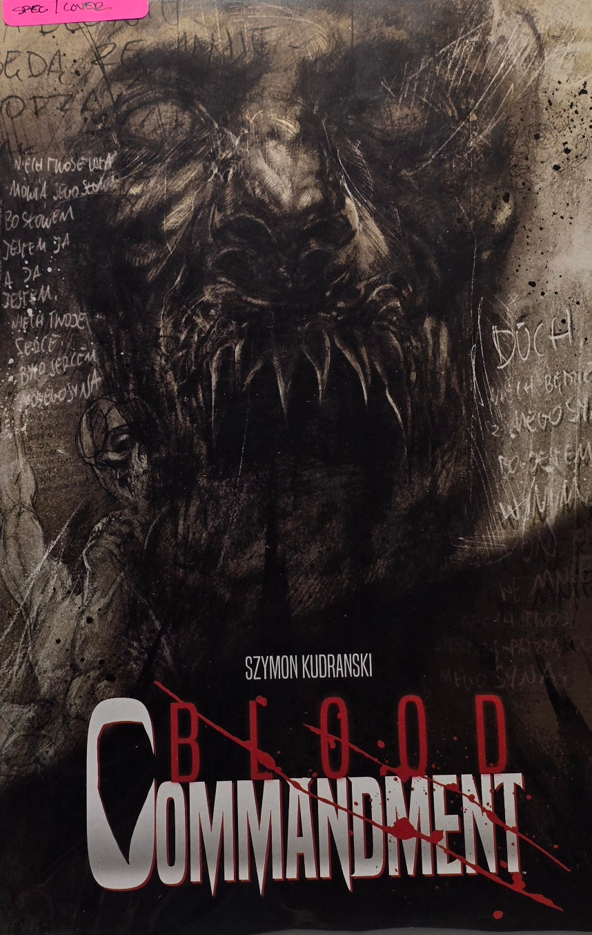 Blood Commandment #1 (Image Comics) — Szymon Kudranski — Spec Cover Variant — Dark Horror / Creature Art
