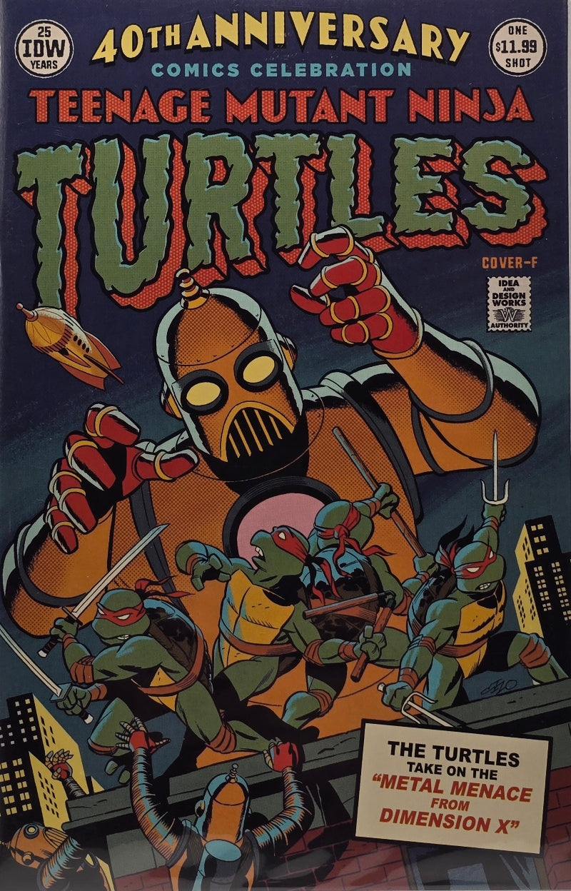 Teenage Mutant Ninja Turtles 40th Anniversary Comics Celebration (Cover F)