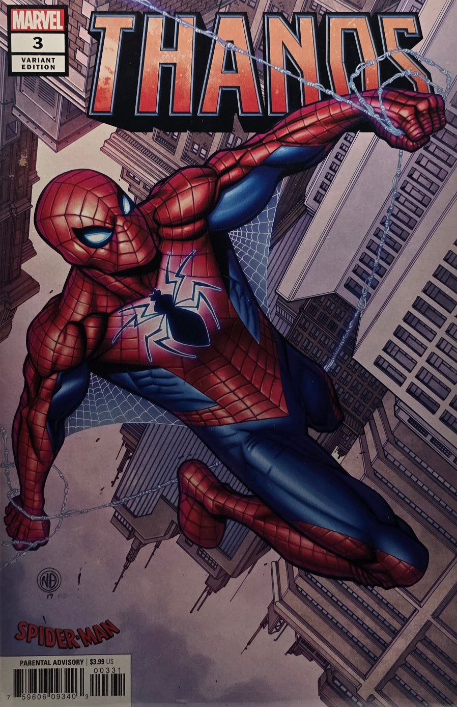 Thanos #3 — Spider-Man Variant Edition (Marvel Comics)