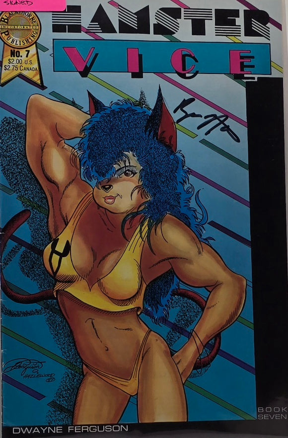 Hamster Vice #7 — Signed — Dwayne Ferguson (Blackthorne Publishing)
