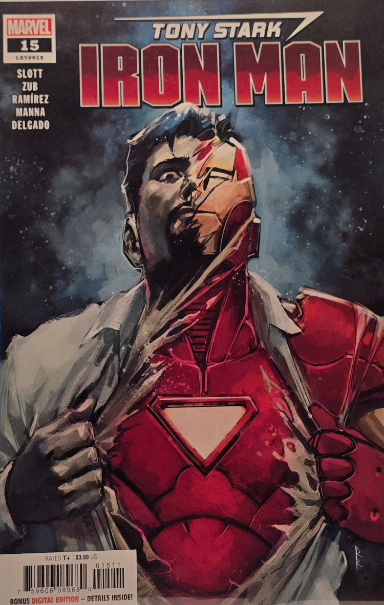 Tony Stark: Iron Man #15 (Marvel Comics) — Slott, Zub, Ramírez, Manna & Delgado