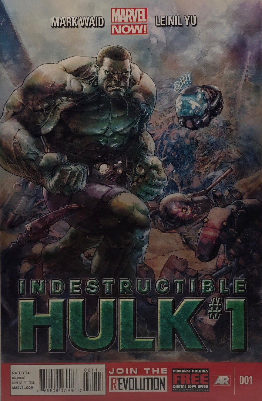 Indestructible Hulk #1 (Marvel Now!, 2013) — Mark Waid & Leinil Yu — Direct Edition — 1st Issue