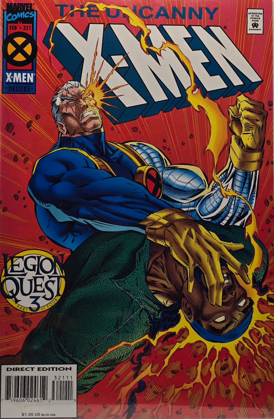 Uncanny X-Men #321 — Legion Quest Part 3 of 4! (February 1995)