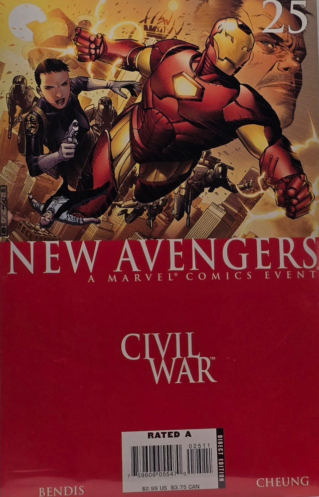 New Avengers #25 — Civil War (Marvel Comics) — Bendis & Cheung