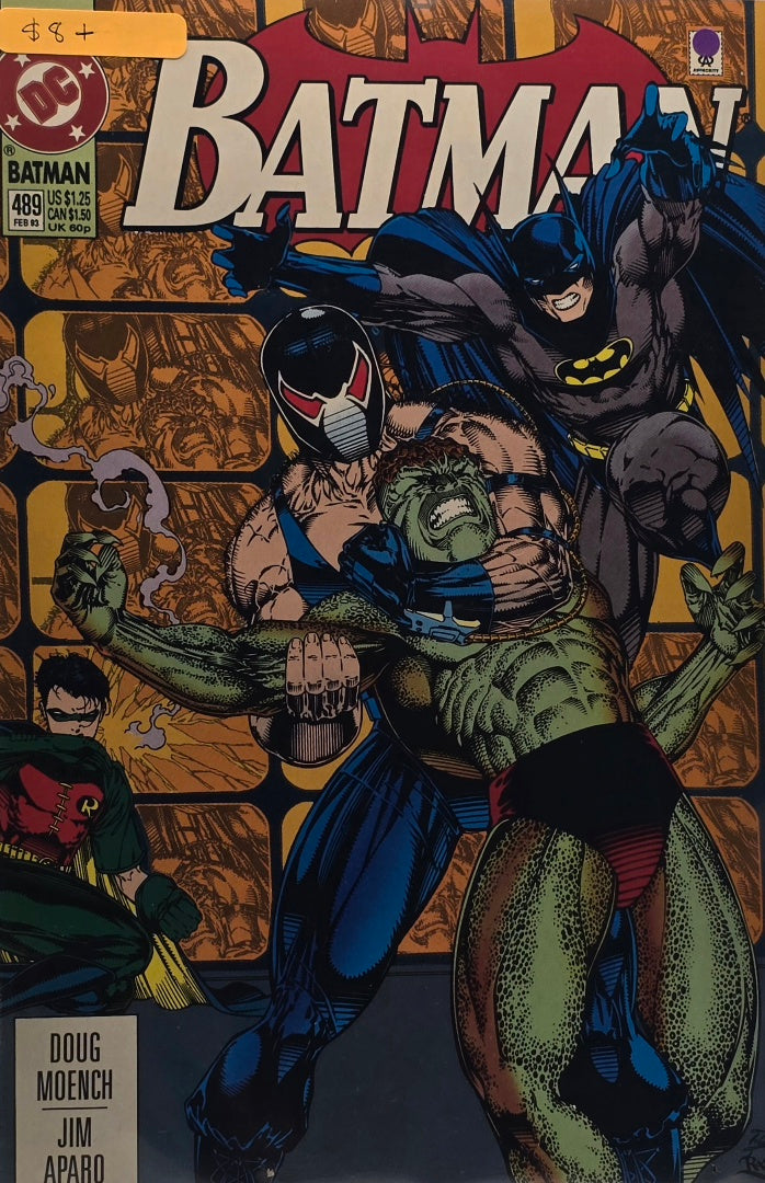 Batman #489 — Bane Cover (DC Comics, February 1993) — Moench & Aparo