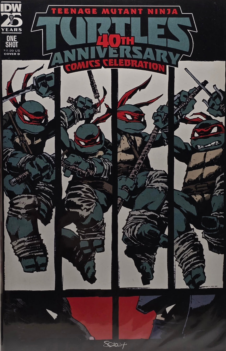 Teenage Mutant Ninja Turtles: 40th Anniversary Comics Celebration — One-Shot Cover D (IDW Publishing, 2024)