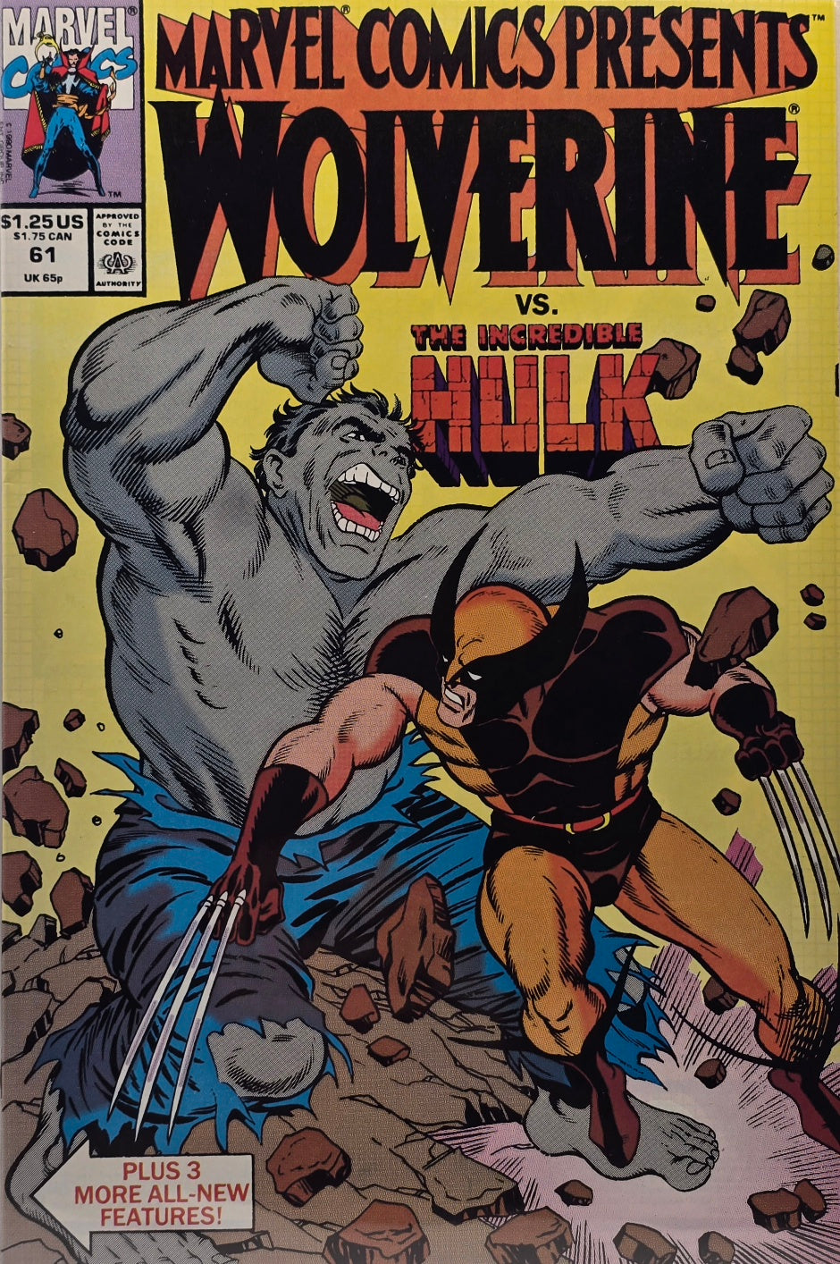 Marvel Comics Presents #61 — Wolverine vs. The Incredible Hulk (1990)
