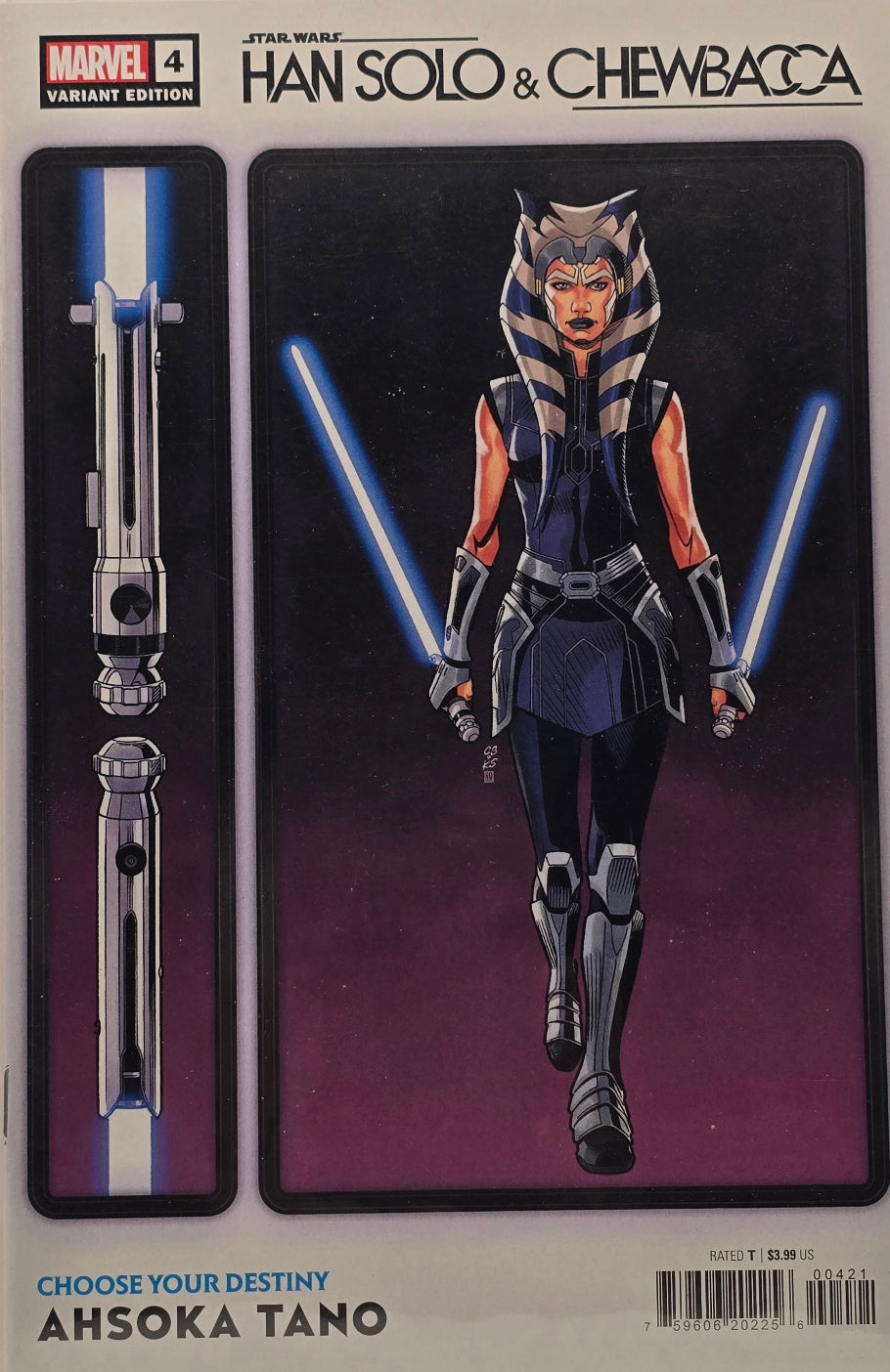 Star Wars: Han Solo & Chewbacca #4 — Choose Your Destiny: Ahsoka Tano Variant Edition (Marvel)