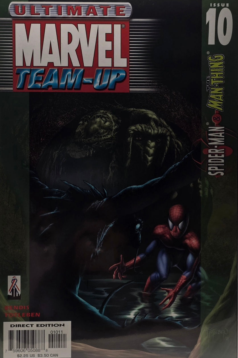 Ultimate Marvel Team-Up #10 — Spider-Man & Man-Thing (Marvel) — Bendis & Eden